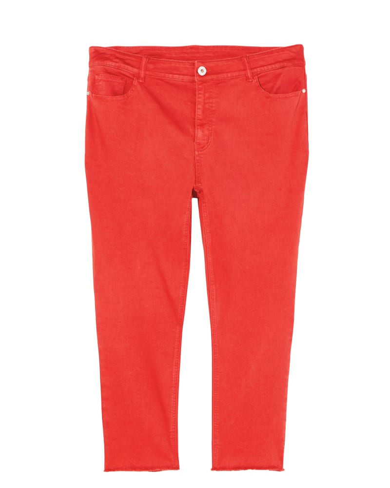 Front of plus size Whitman Frayed Capri by Morgan & Walker | Dia&Co | dia_product_style_image_id:119235